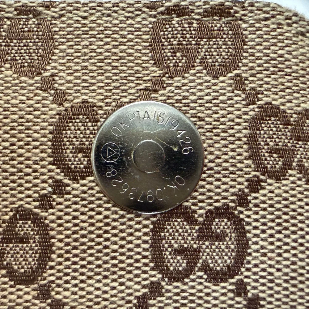 Gucci Wallet Purse Brown Beige Unisex, Vintage - Picture 5 of 12